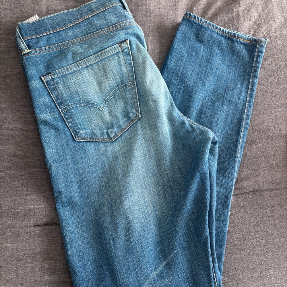 Levi's Men's Straight Jeans - Light Blue